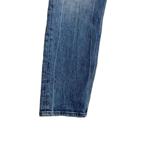Abercrombie & Fitch High Rise Mom Jean Straight Leg Rigid Denim 25 Regular FLAW - Picture 5 of 16
